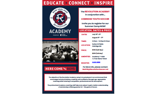 New England Revolution Academy Summer Camp