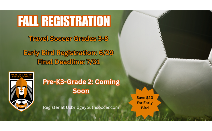 Register for Fall Soccer